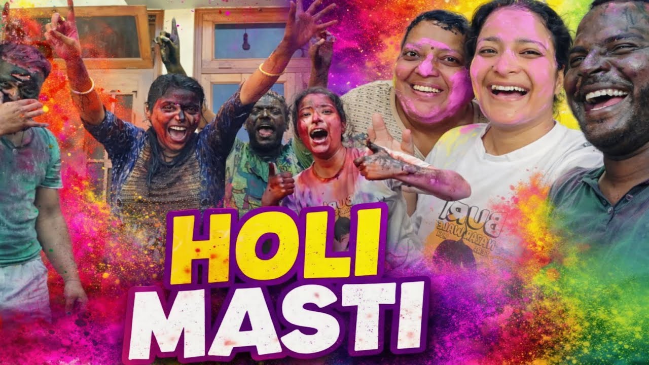 This Was Our Crazy Desi Family Holi 😂🫟 | Indian Family Holi Vlog | Rishika Jain