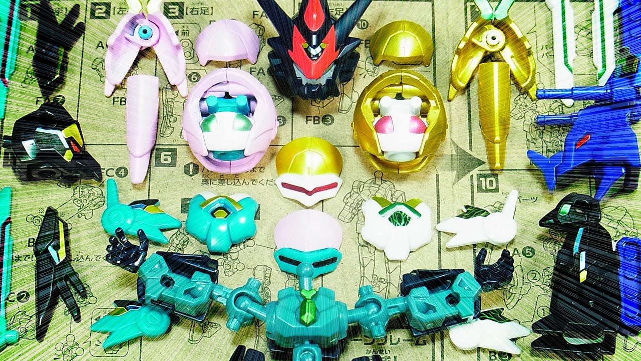 よみがえる ANIMAGEAR　アニマギア レオス　ペンギオス　ギガトプス　サクラギア