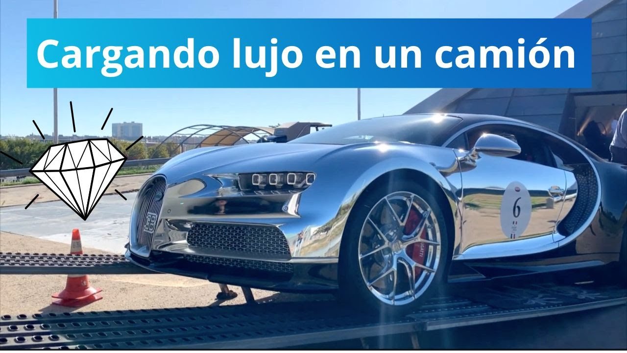 TUTORIAL: ¿CÓMO SUBIR un Bugatti Chiron y un Mercedes 300SL Gullwing a un CAMIÓN sin joderlos?