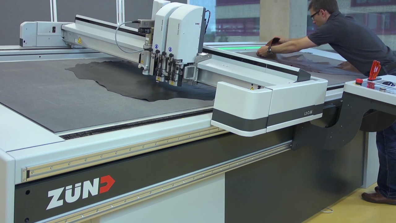 Máquina de corte Zünd L3, ideal para el corte de piel