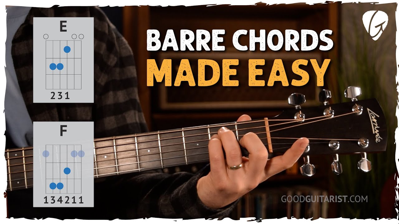 Barre Chords 😩 ... Made EASY! 😲