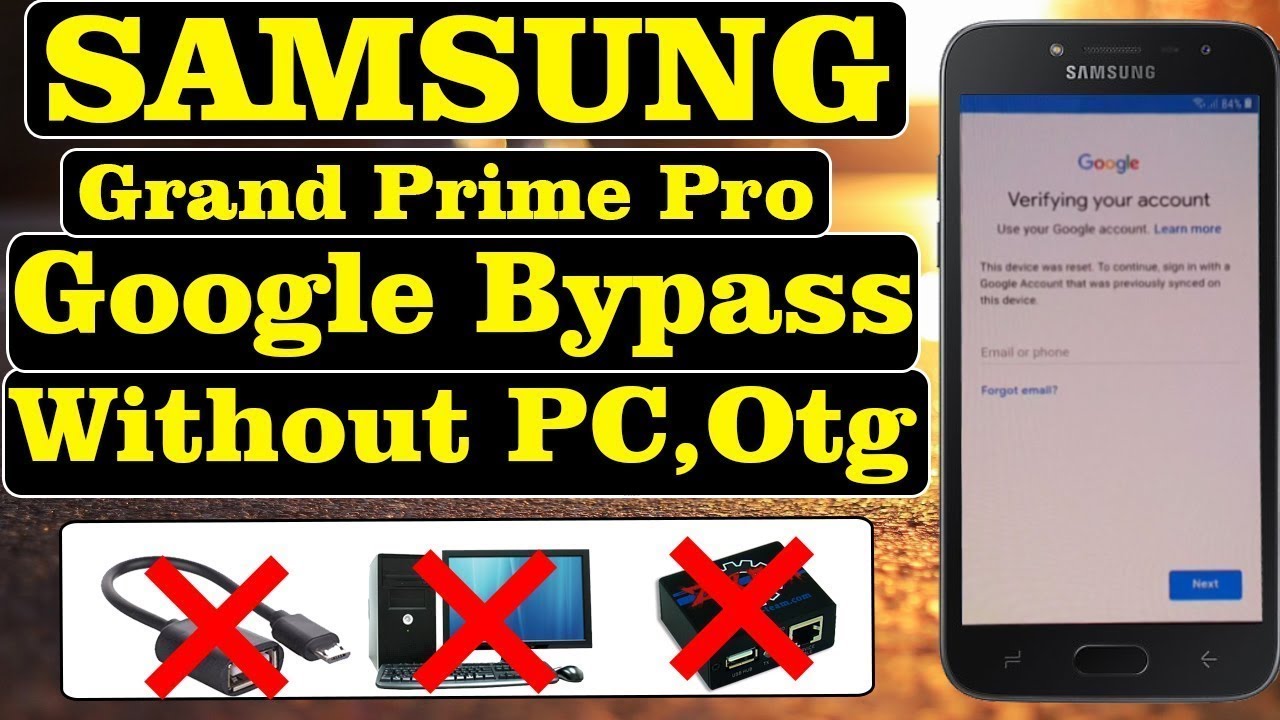 RESET GOOGLE ACCOUNT GRAND PRIME PRO 2018