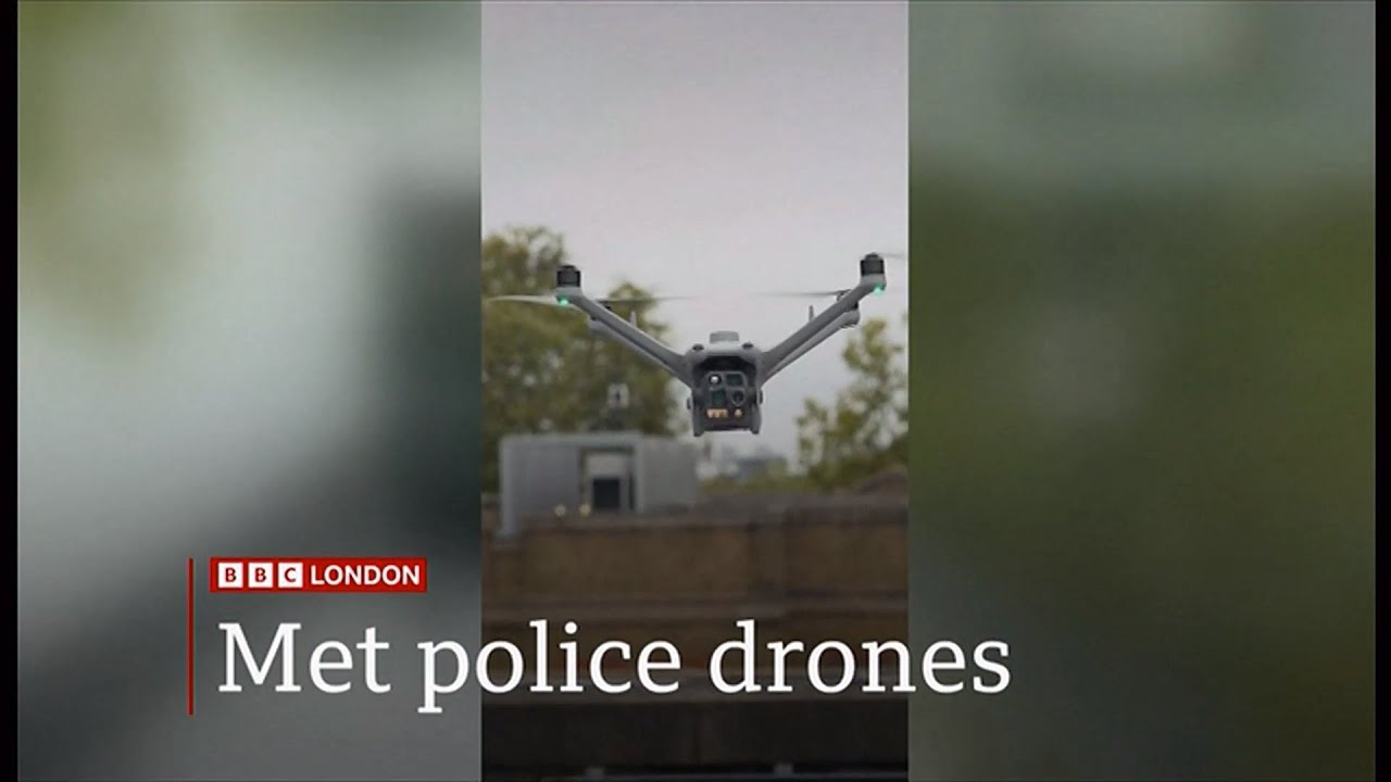 Drones deployed to help Met Police's 999 response (London/UK) 23/Oct/2025