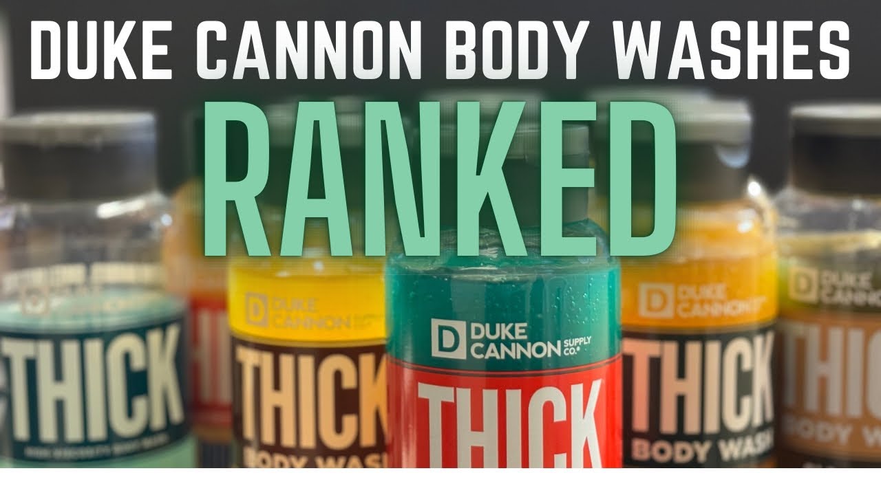 All Duke Cannon Body washes RANKED! #dukecannon