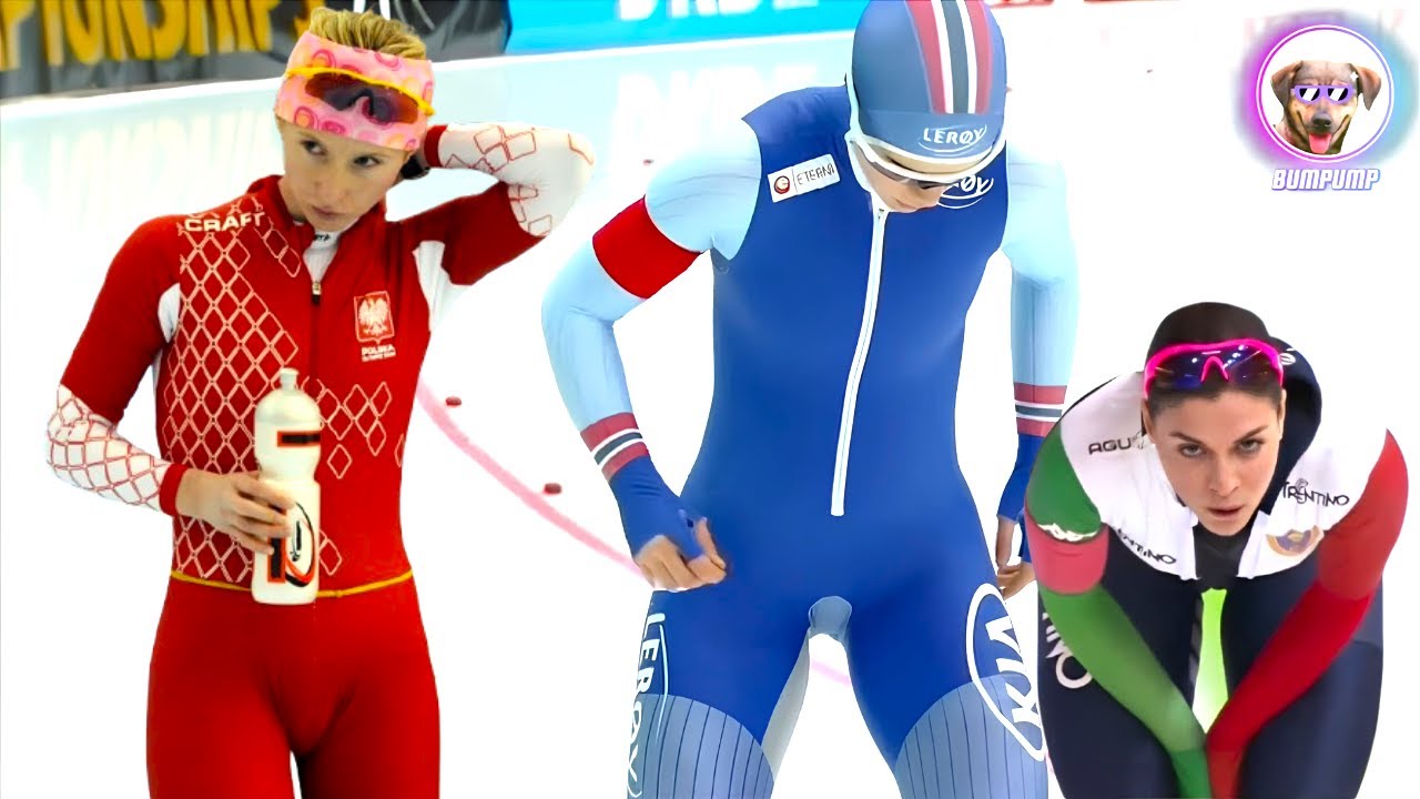 Women's Speed Skating ⛸️ the main techniques of beautiful athletes | Winter Games | Winter Sports 🌨️