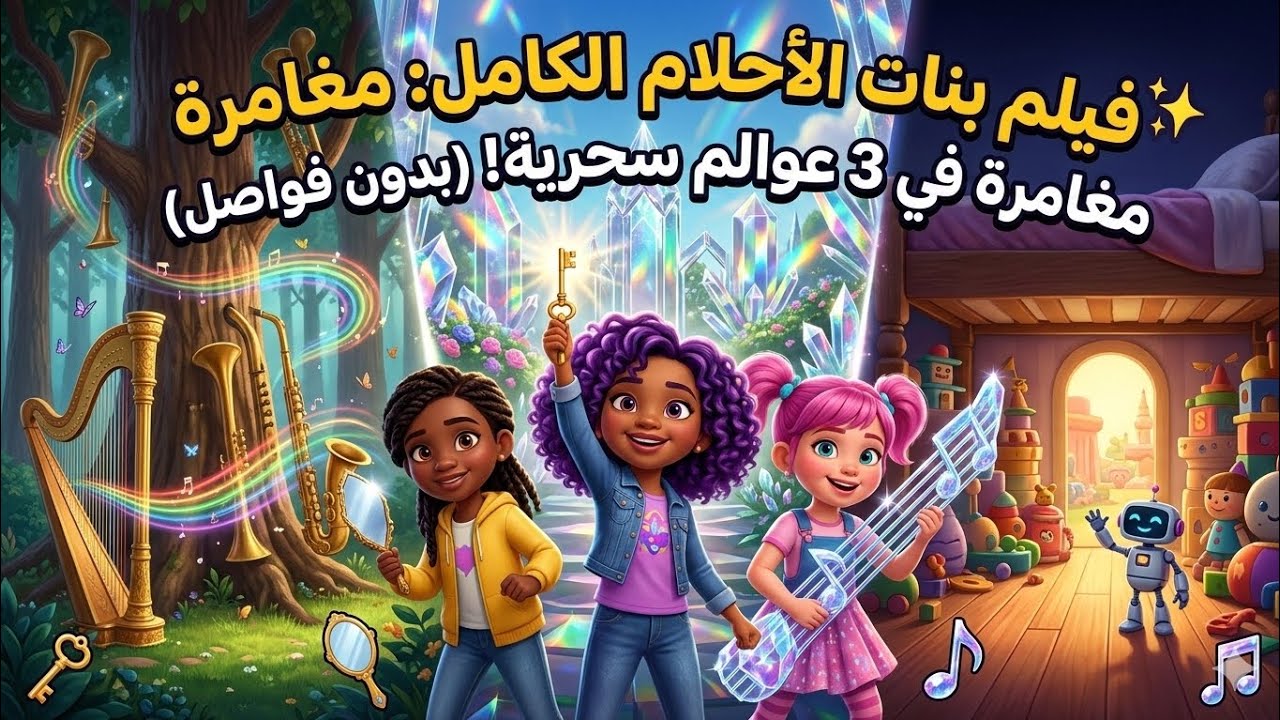 ✨ فيلم بنات الأحلام: كيف أنقذنا 3 عوالم سحرية في ليلة واحدة؟ (مغامرة كاملة)
