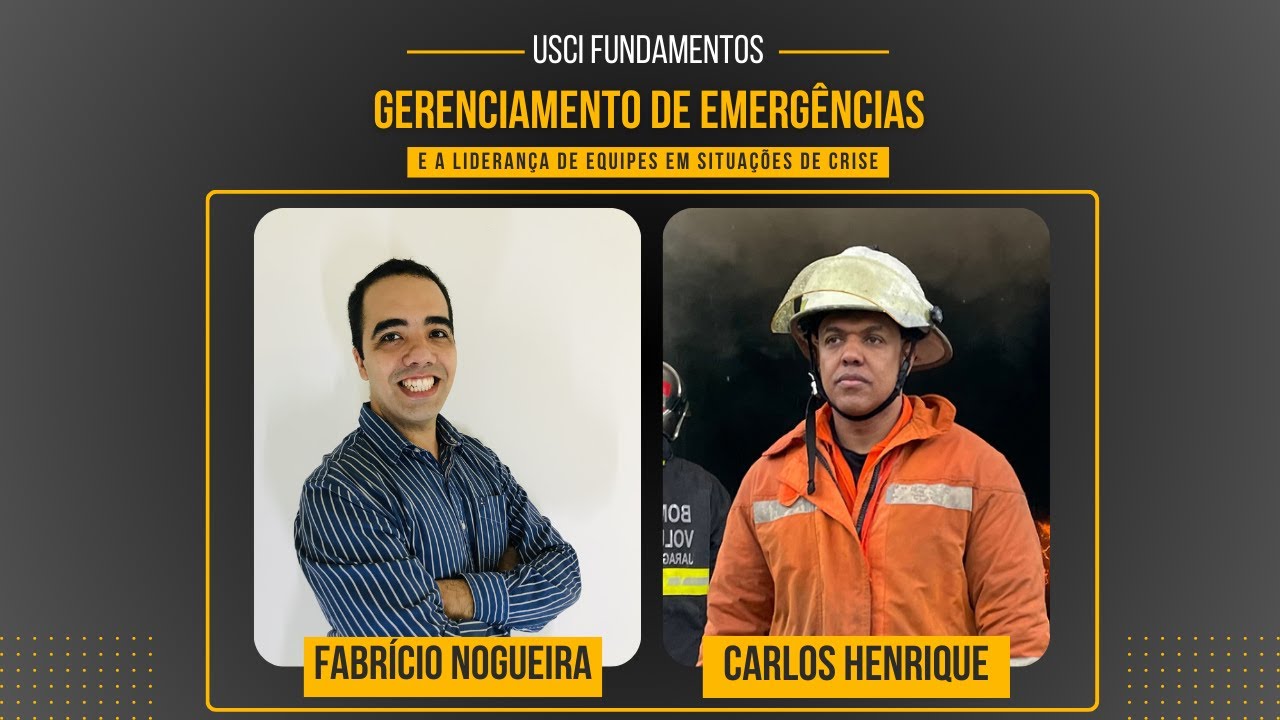 Gerenciamento de Emergências e Liderança em Situações de Crise - Live 069