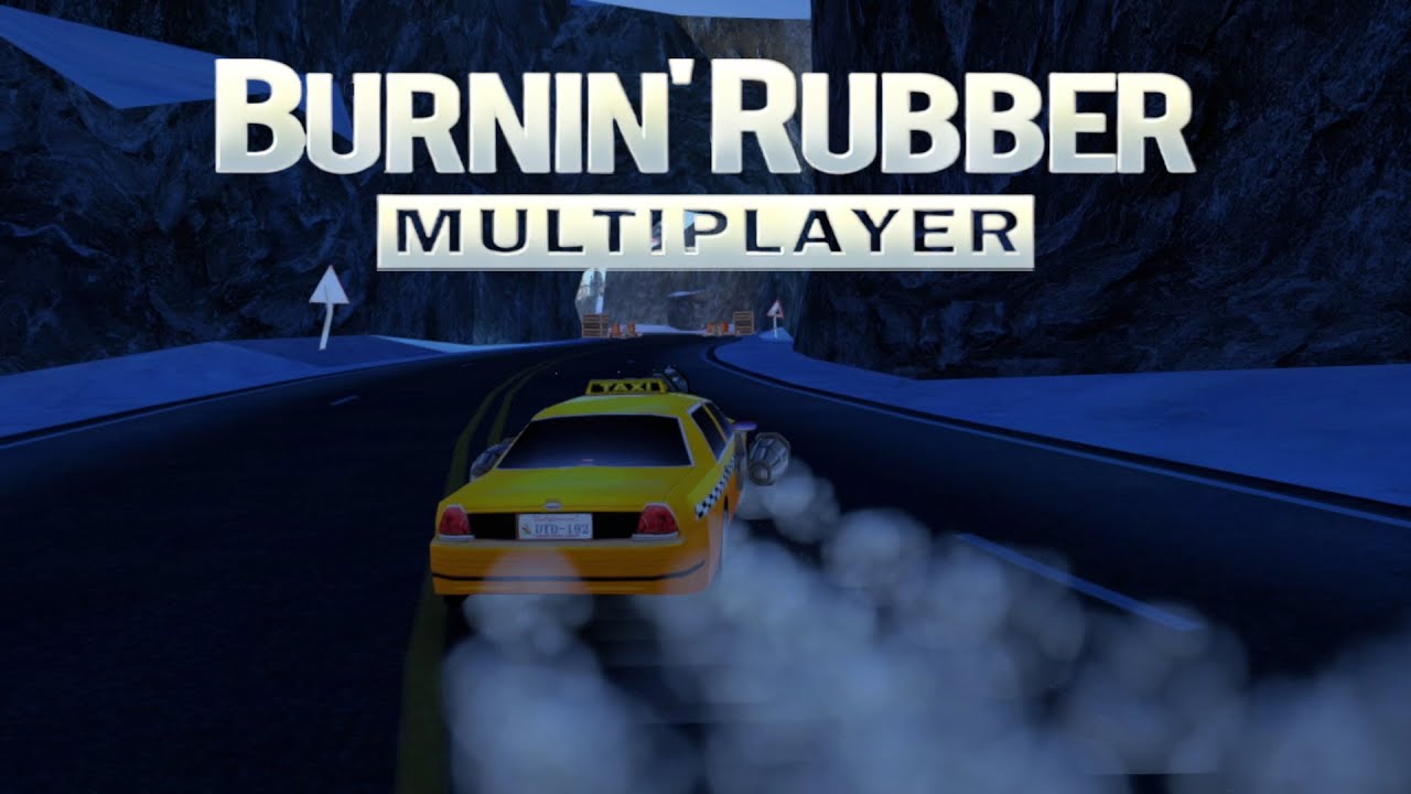 Burnin' Rubber Multiplayer - Taxi gameplay