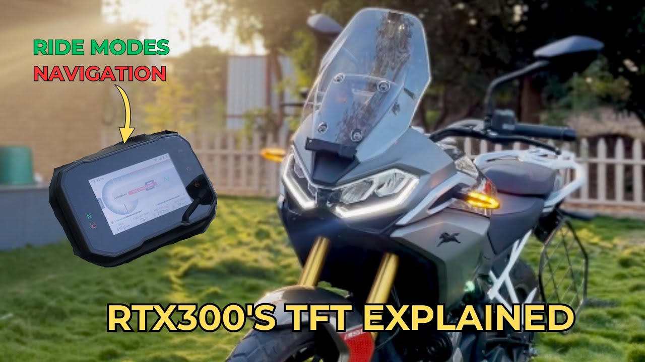 TVS RTX300's TFT Explained | Top Model | TVS RTX 300 | MaheshRevs
