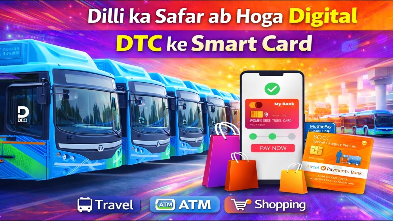 क्यों लाए गए 3 स्मार्ट कार्ड? | Pink Blue Orange Card | Ticket System Change | Smart Card