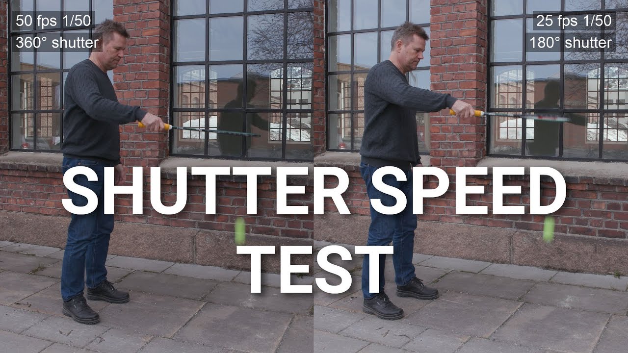 Frame Rate & Shutter Speed Test (tennis ball)