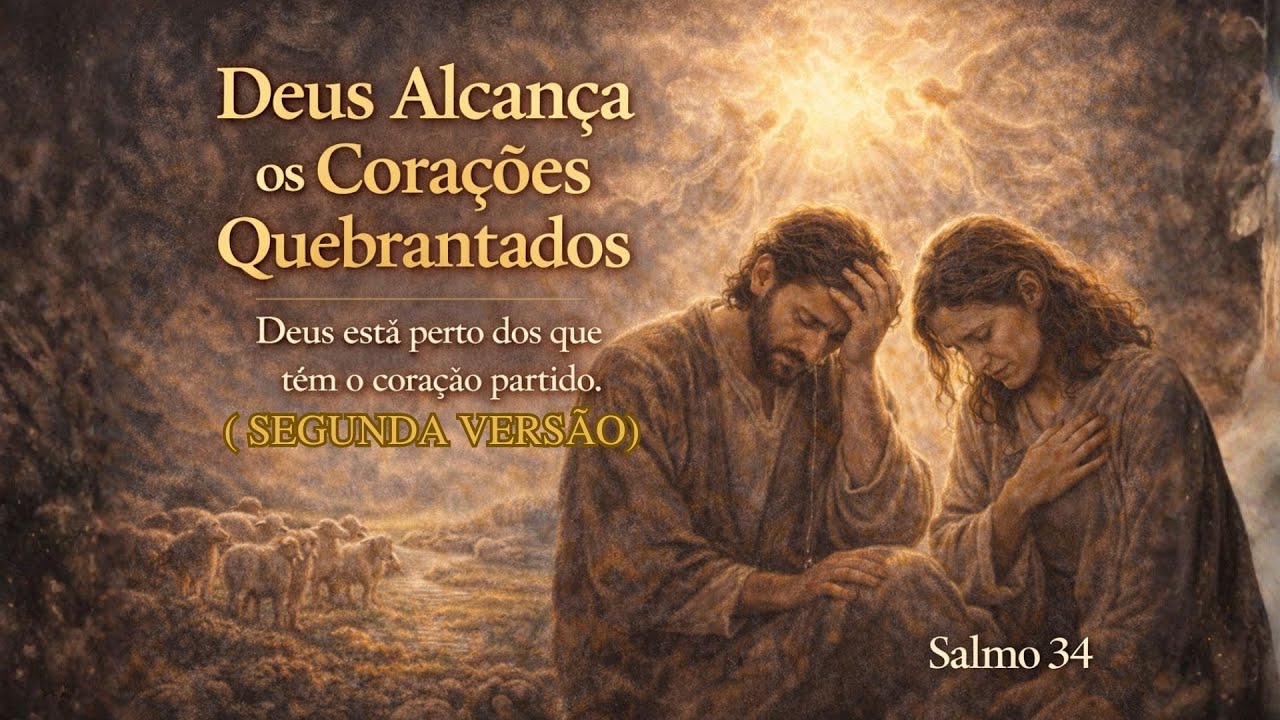 Salmo 34: Deus Alcança os Corações quebrantado (segunda versão) - Música #salmos #salmo #musica