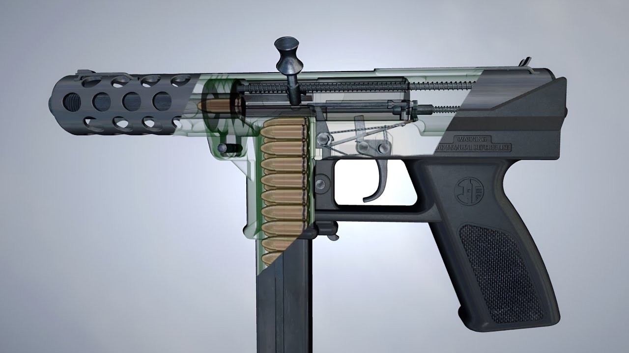 How an TEC-9 Pistol Works 
