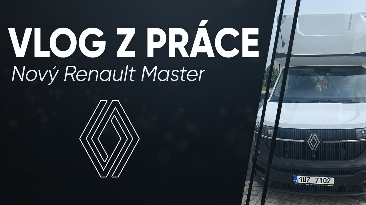 VLOG Z PRÁCE ► Nový RENAULT MASTER 🚗