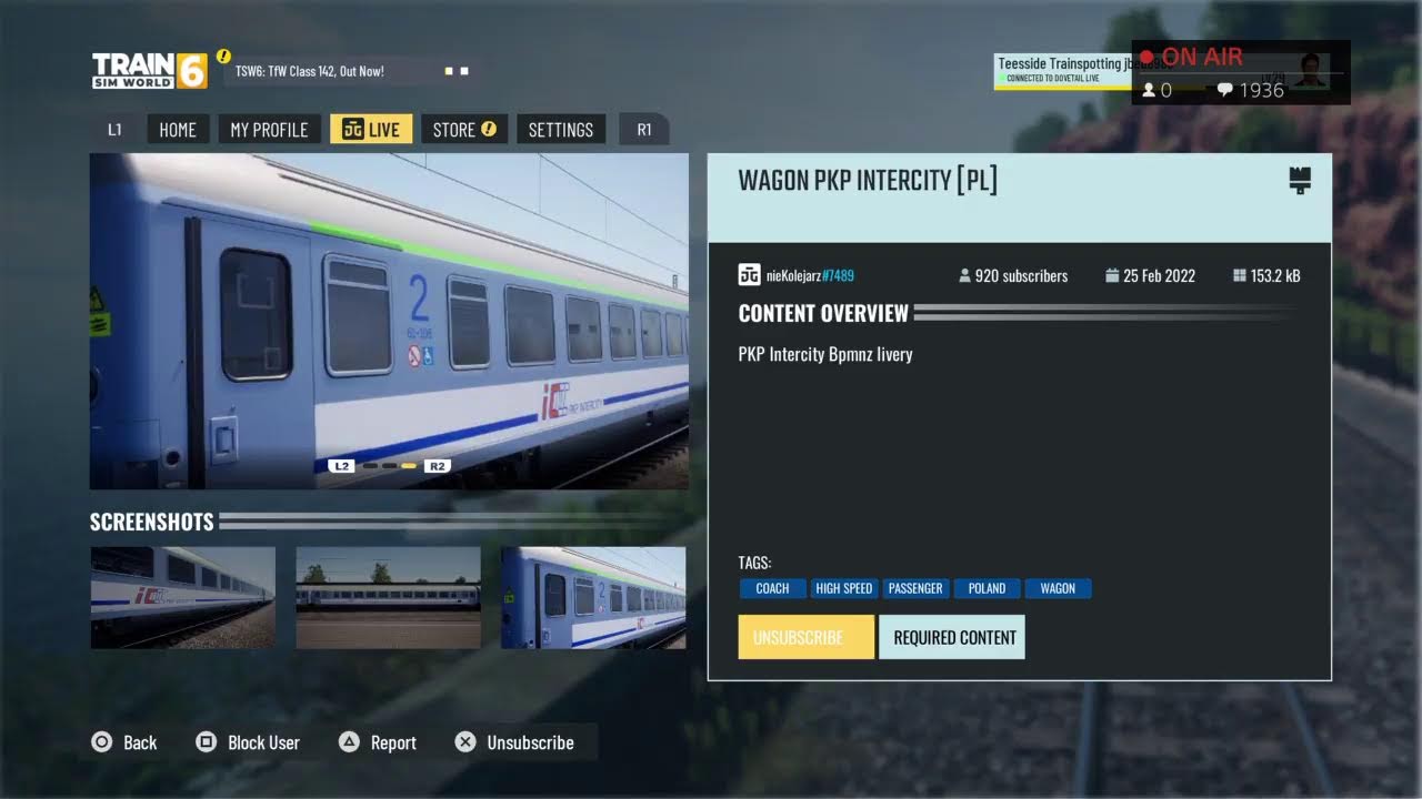 Train sim world 6 Live