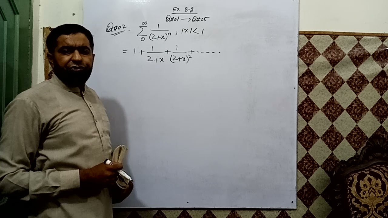 Mathematical methods ch 8(infinite series) Exercise 8.2 Question 1,2,3,4,5
