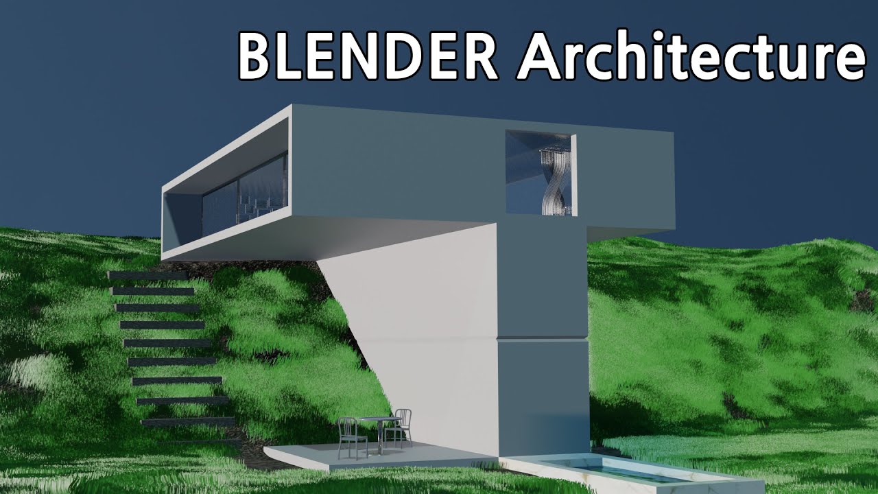 Blender creating a House in Benahavis