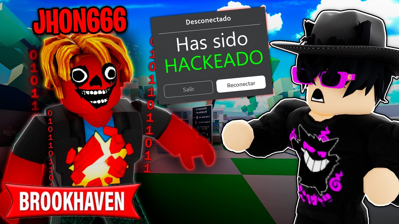 Este PELIGROSO HACKER de ROBLOX ME HIZO ESTO... (John666)
