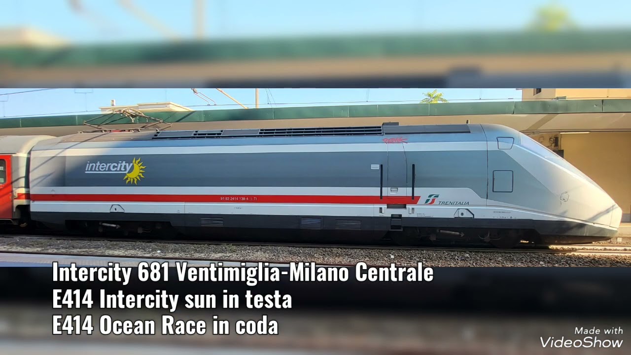 G2000+D753 captrain+intercity in transito a Genova Sestri Ponente
