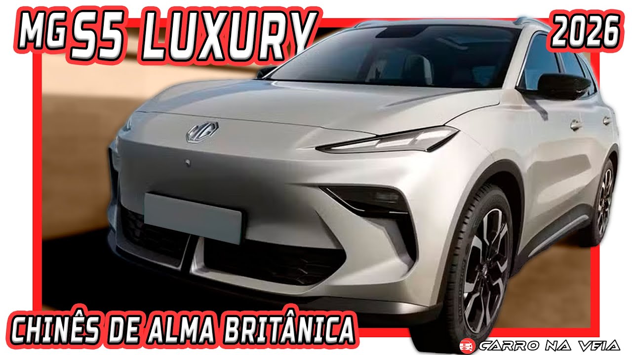 MG S5 Luxury chega ao Brasil: completo, confortável e elétrico