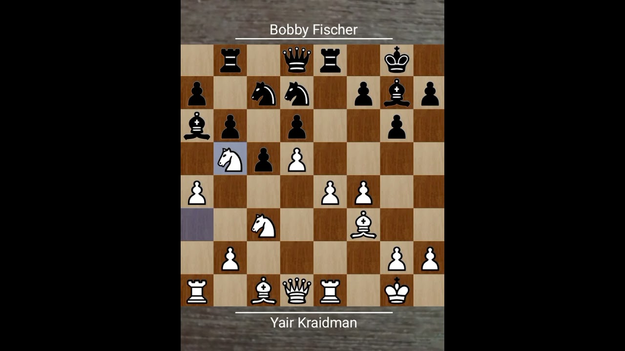 Yair Kraidman vs Bobby Fischer • Netanya International 1968 - 