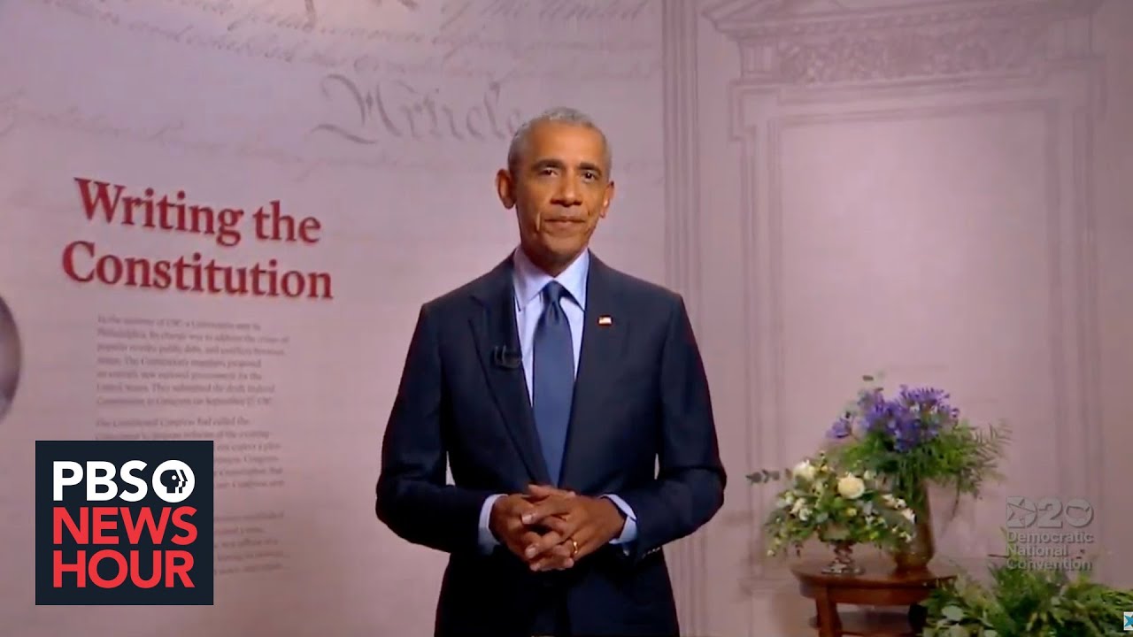 WATCH: Barack Obama&rsquo;s full speech at the 2020 Democratic National Convention | 2020 DNC Night 3