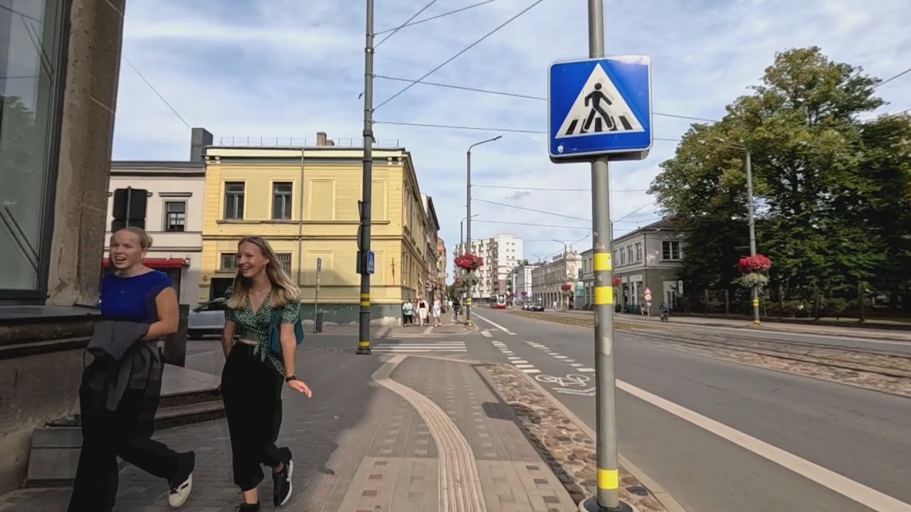🇱🇻 Liepaja, Latvia, Street Walking Tour