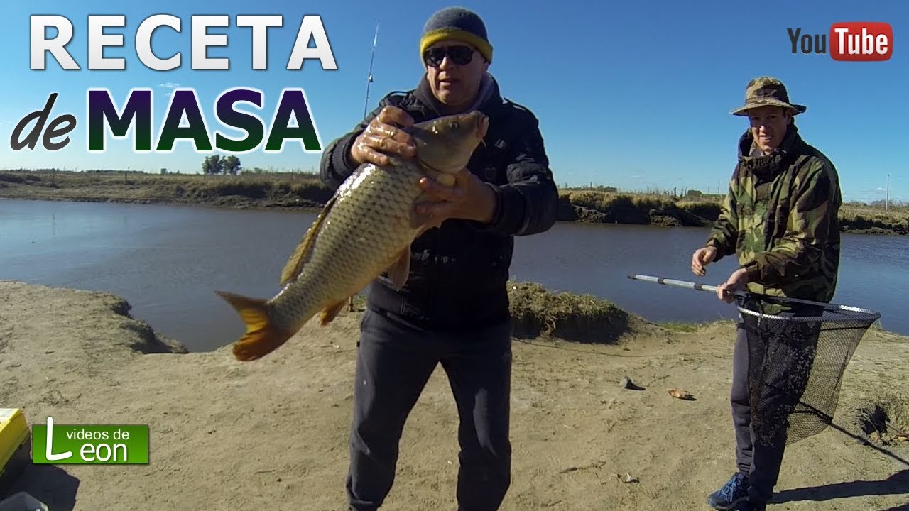 La Mejor Masa con MIEL para PESCAR CARPAS.Te cansas de pescar CARPAS, pesca y cocina