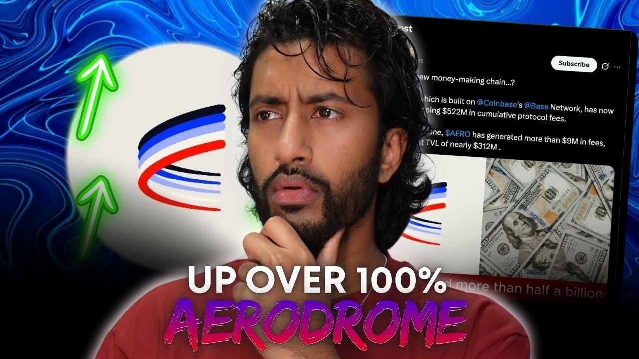 Aerodrome Finance вырос более чем на 100%... Владельцам $AERO стоит обратить внимание
