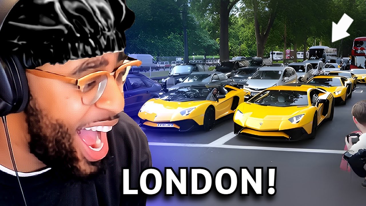 coolkid reacts to Carspotting SUPERCARS In London! Rolls Royce, Mclaren & MORE!