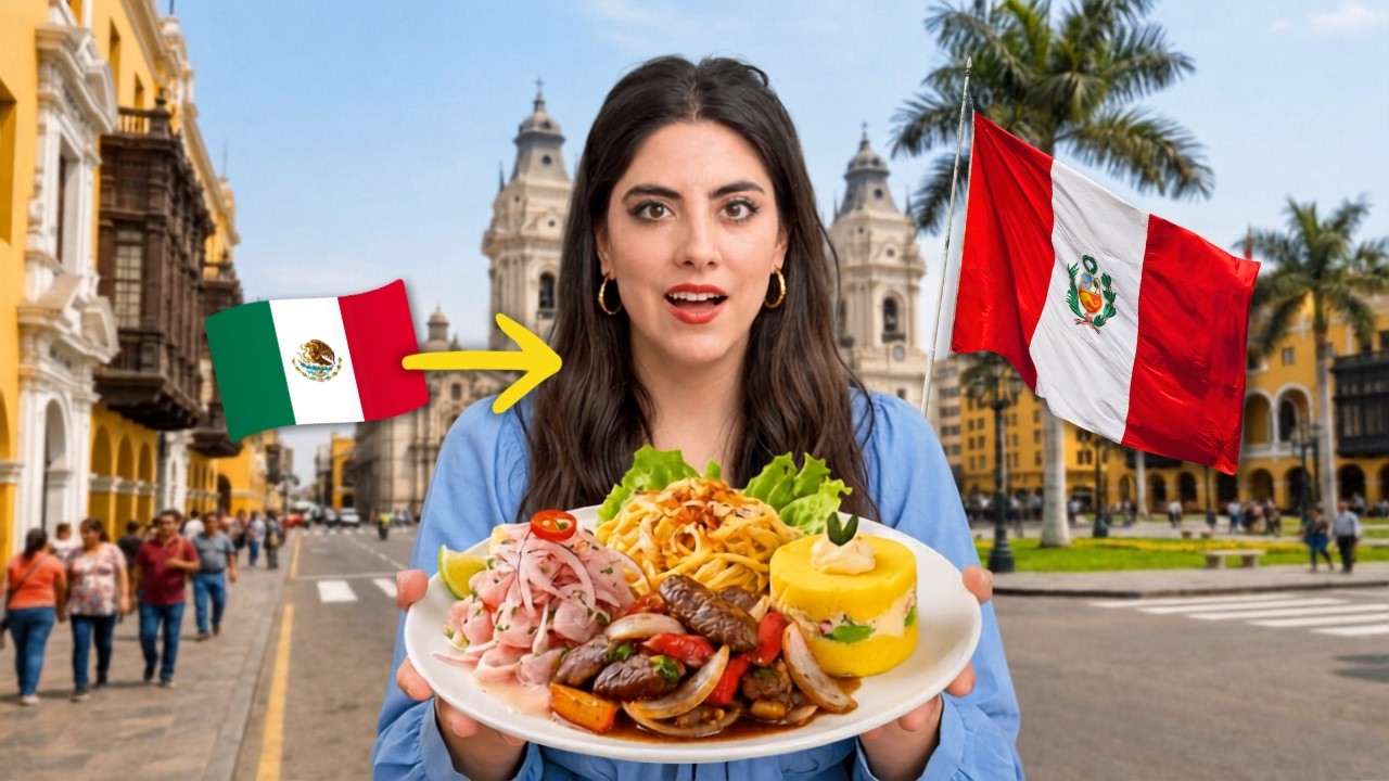 &iquest;La MEJOR COMIDA del MUNDO? 🇵🇪 Ruta Gastron&oacute;mica siendo MEXICANA 🇲🇽