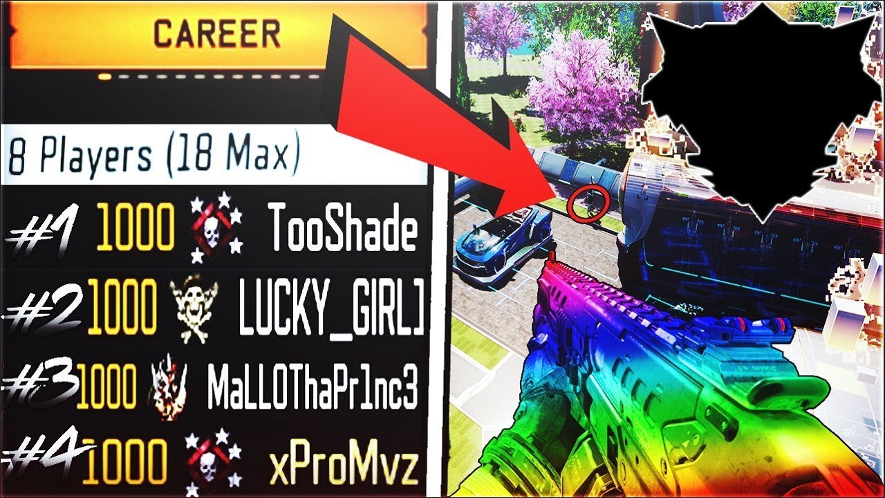 (BO3) TOP 4 CAREER PLAYERS PLAYING BLACK OPS 3 ON NUKETOWN (TOP 4 PLAYERS ON BLACK OPS 3 CAREER BO3)