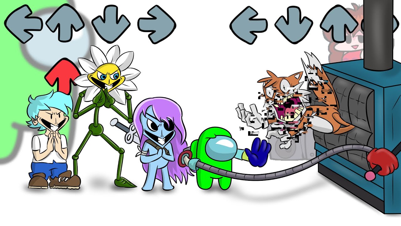 Sorry, Friend 😭 Mini Crewmate vs Glitch FNF Characters | Among Us vs Come and Learn with Pibby