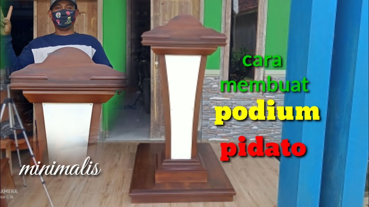 cara membuat podium pidato