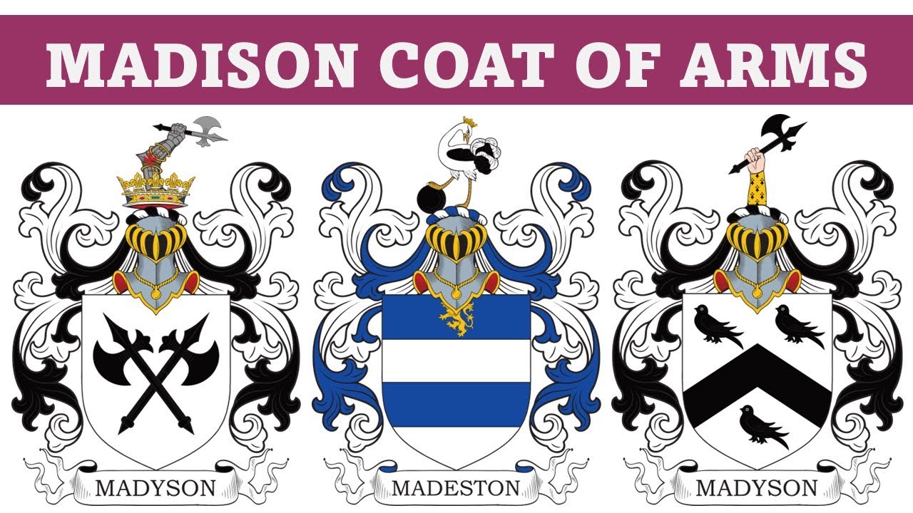 Madison Coat of Arms & Family Crest - Symbols, Bearers, History