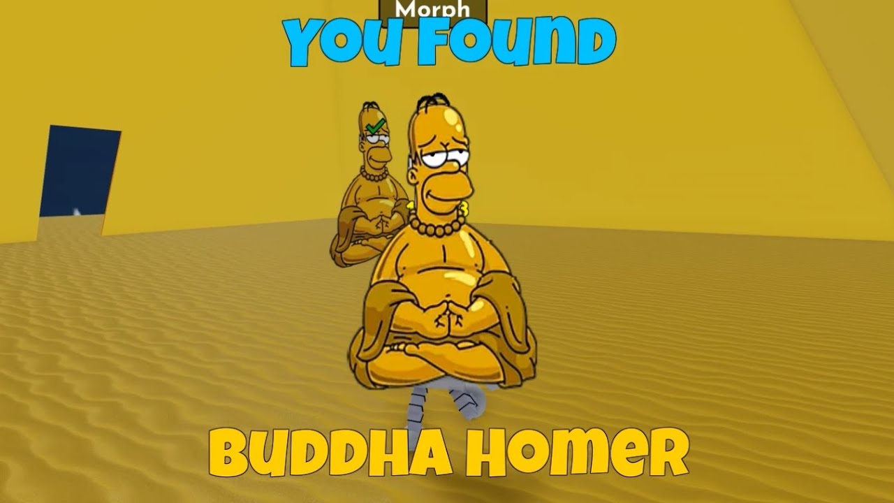Where is BUDDHA HOMER in FIND THE SIMPSONS Roblox [ UPDATED 2026 ]