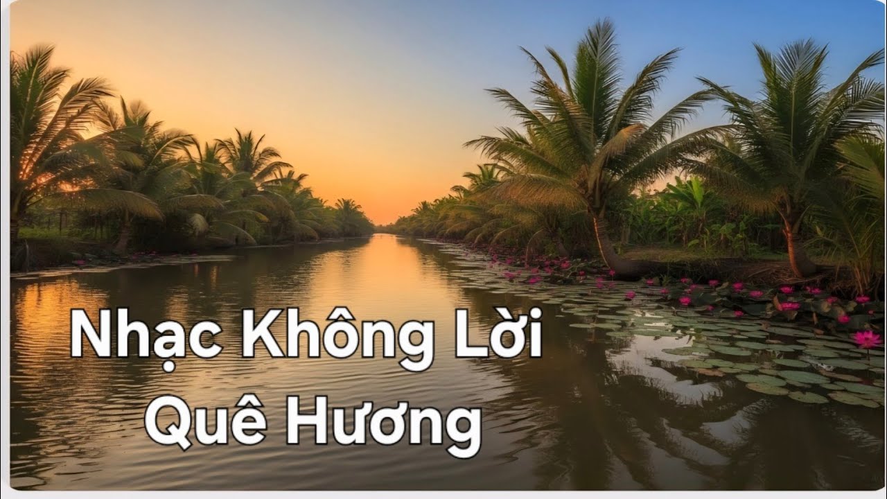 Nhạc Không Lời Quê Hương 🌾 Sáo Trúc Êm Dịu | Nghe Dễ Ngủ, Thư Giãn Tâm Hồn