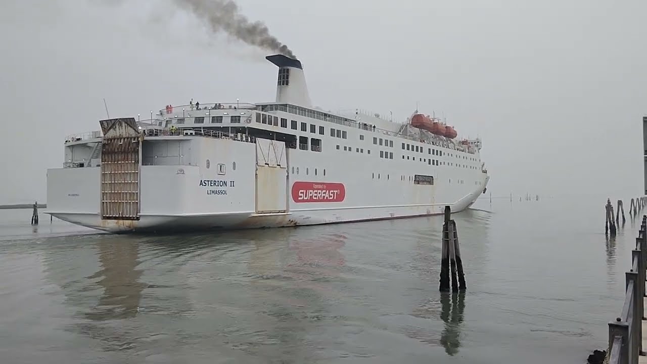 18/02/2023 Anek Asterion 2 in partenza da Fusina Venezia con destinazione Igoumenitsa/Patrasso