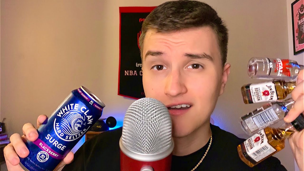 ASMR Drink and Relax with Me 🍻💤 (whisper ramble)