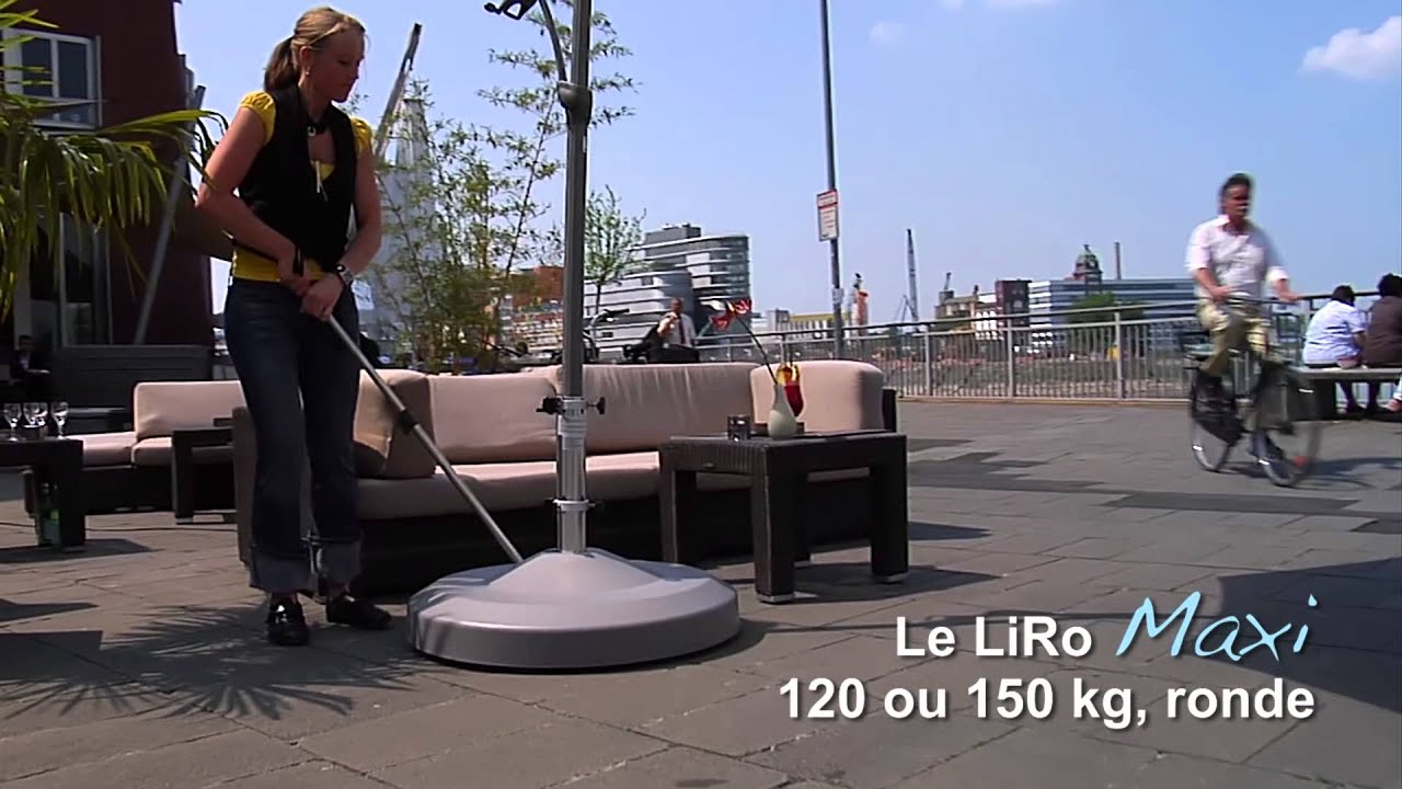 LiRo   les pieds de parasols mobiles