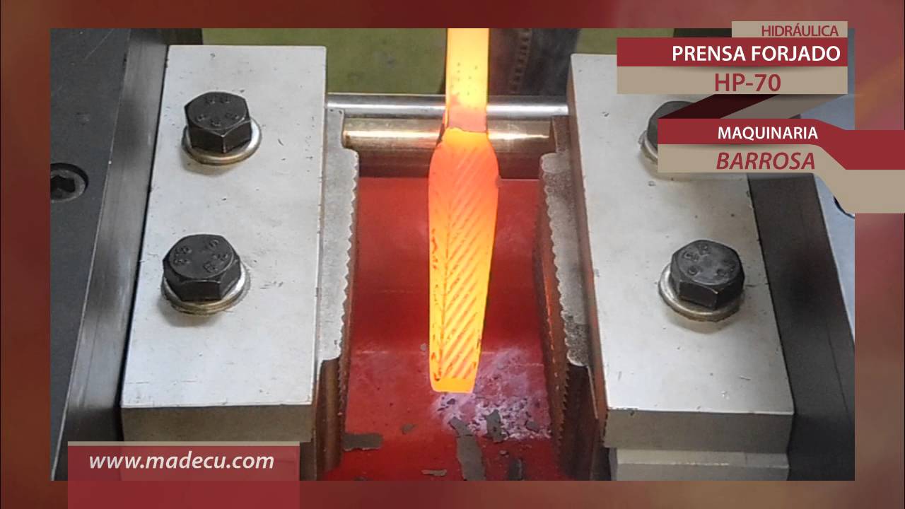 PRENSA FORJADO HP-70. MADECU TRABAJO CALIENTE Y FRIO