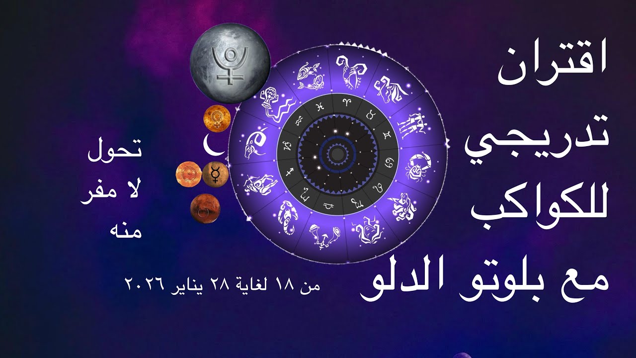 اقتران الكواكب مع بلوتو في الدلوالتحوّل الكبير حسب الطوالع”
