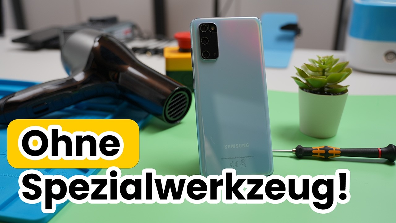 Galaxy S20 Akku tauschen – nur mit Föhn & Karte!
