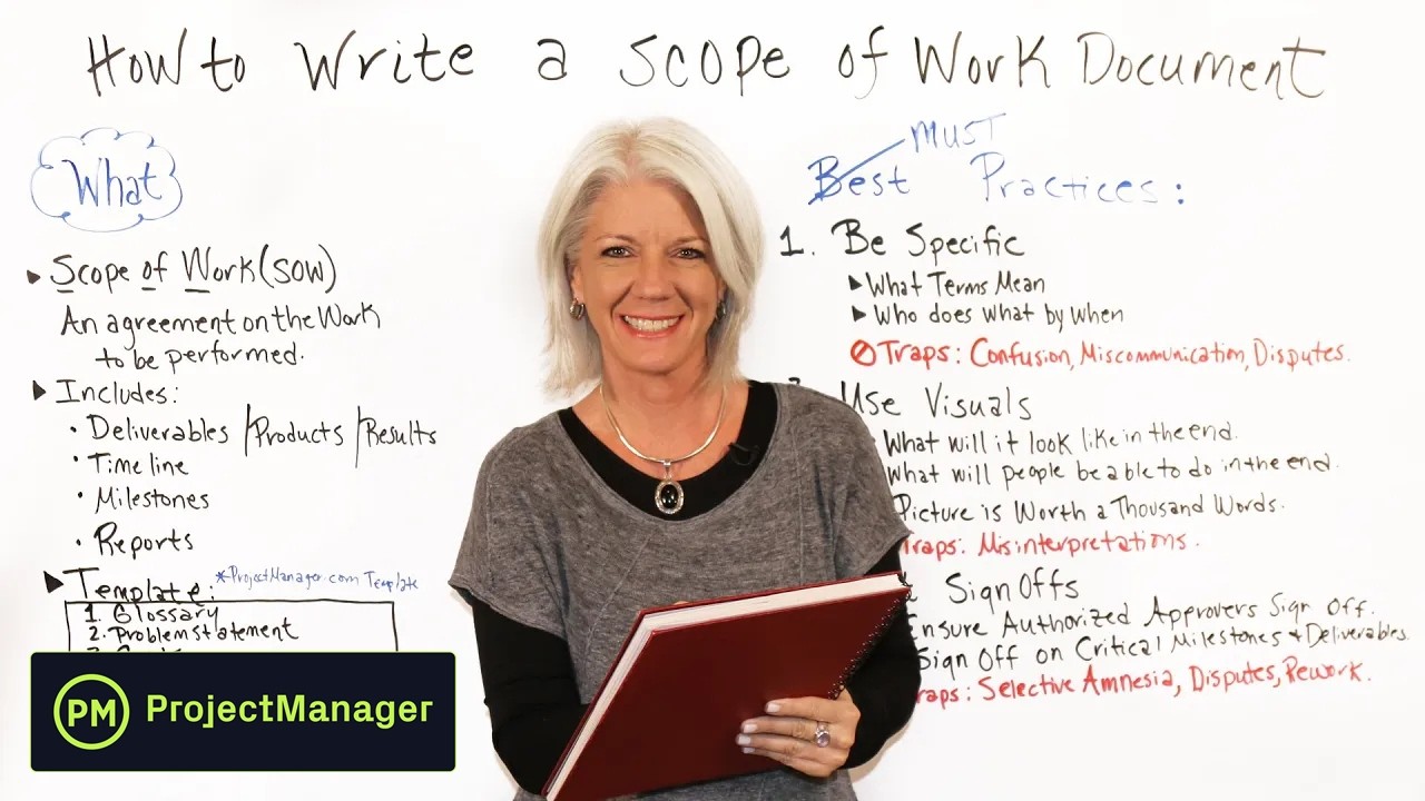 How to Write a Scope of Work Document - Project Management Training