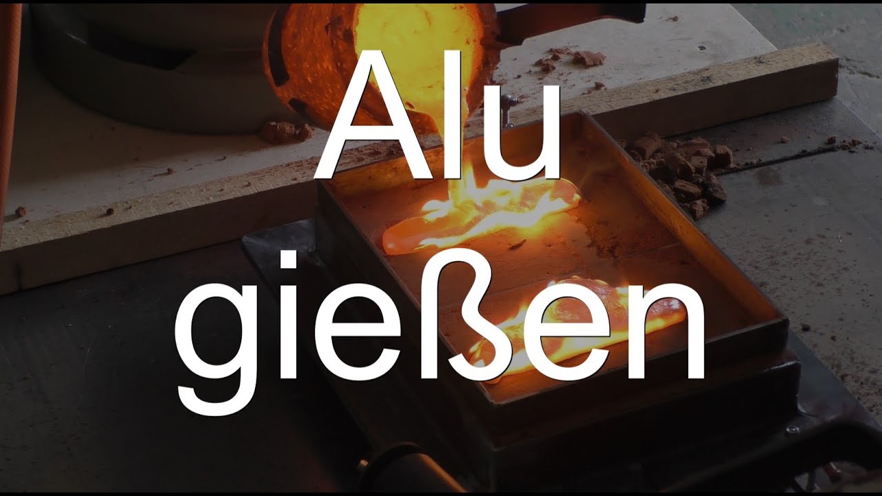 T90 Kettenglieder gießen 10er Guss aus Aluminium Formbau aus Formsand