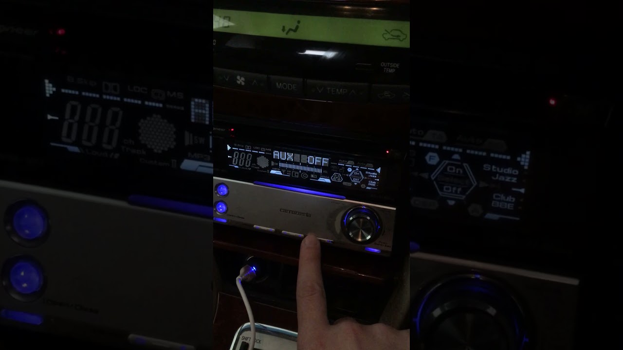 Подключение AUX на автомагнитоле Pioneer carrozzeria FH-P077MD