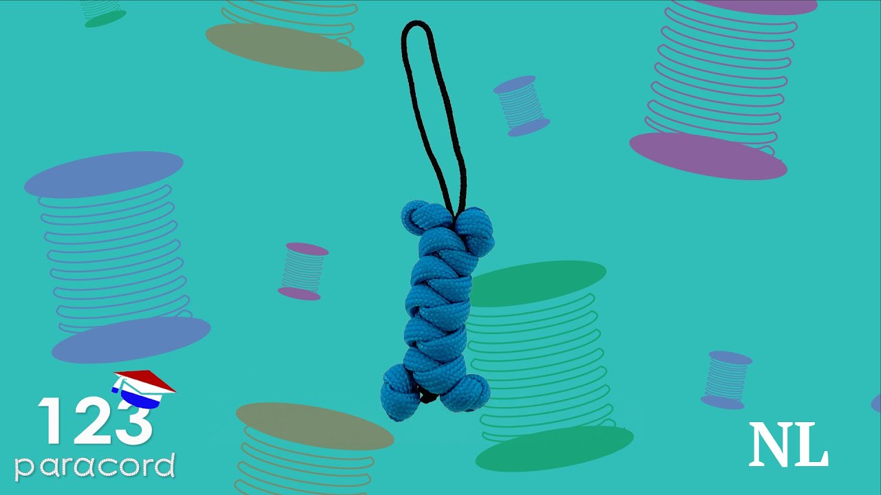 Hondenbot sleutelhanger | Paracord tutorial NEDERLANDS