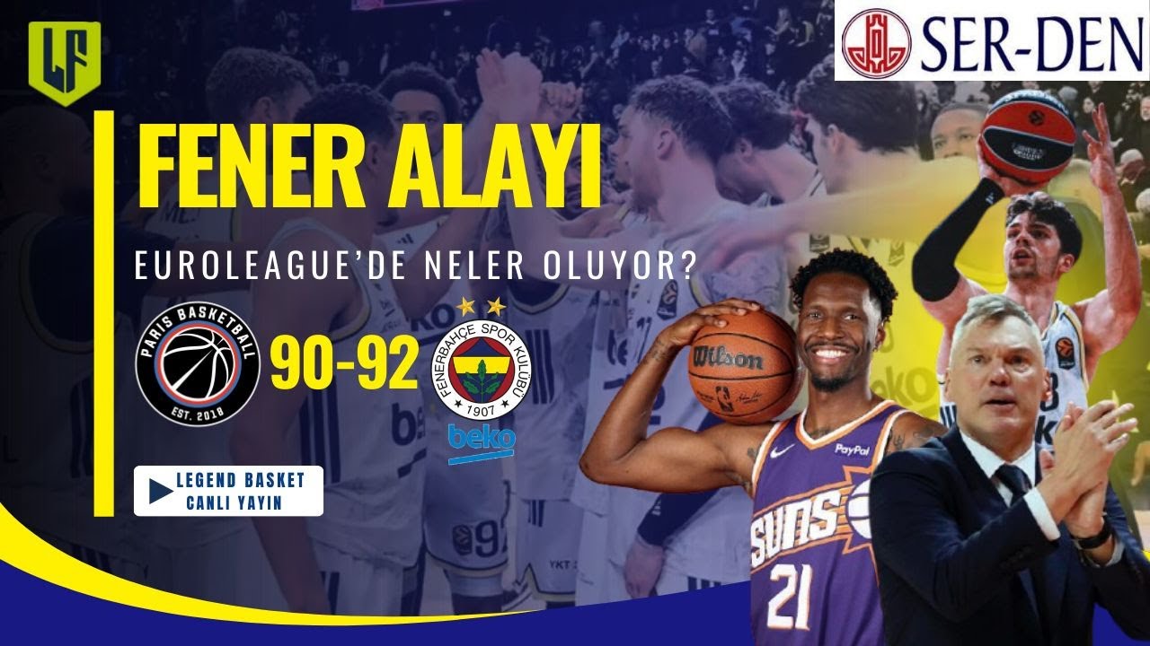 FENER ALAYI! I EUROLEAGUE'DE NELER OLUYOR #euroleague #fenerbahçe #anadoluefes #basketbol
