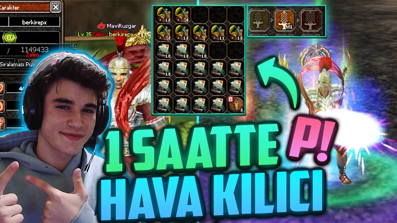 1 SAATTE HAVA KILICINI P AÇMAK! Saatte 12 K Derece Nasıl Kasılır? - Metin2 TR Marmara #7
