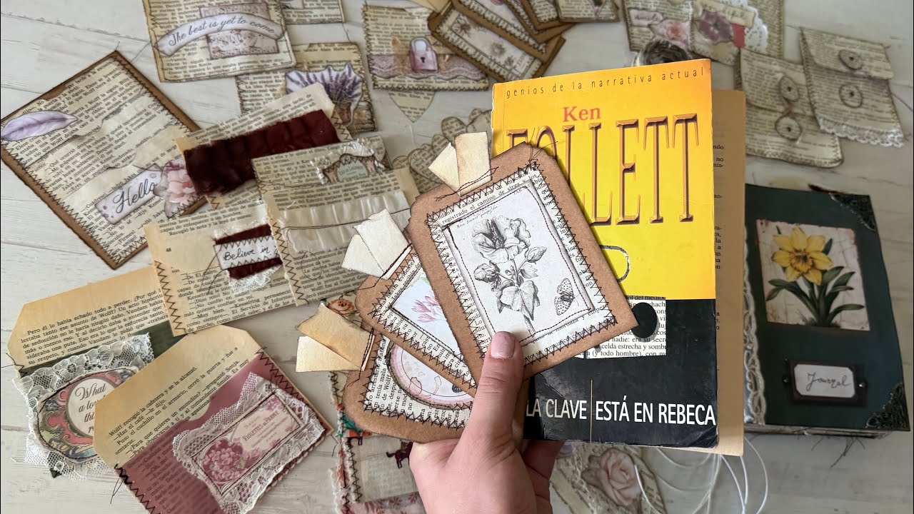 RECICLA tus LIBROS VIEJOS convirtiéndolos en auténticos tesoros, tutorial fácil y rápido 